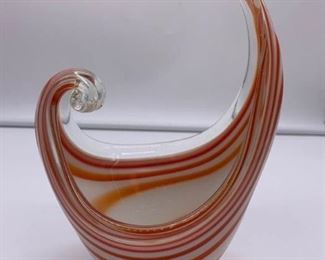 Vintage Art Glass Bowl