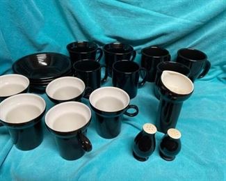 Assorted Matching Mugs, Cups, Bowls