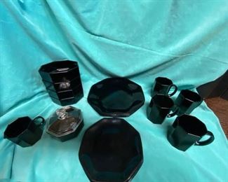 Black Iridescent Dinner Ware