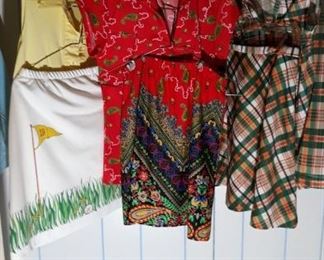 Four Vintage Womens Golf Outfits