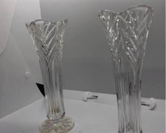 Two Crystallike Vases