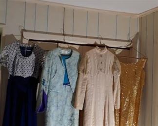 Various Vintage Long Dresses Gowns