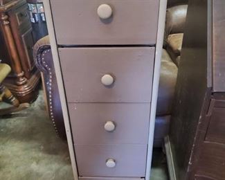 2 Tone Grey 5 Drawer Chest of Drawers