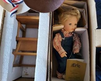 Georgetown Collection "Eric" by Joyce Reavey Porcelin Doll and Chair