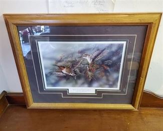 Ruby Throated Hummingbird by Gamini Ratnavira