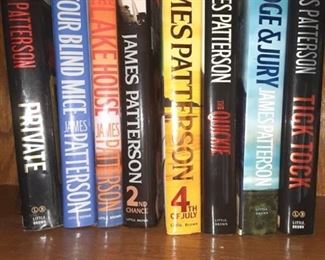 Lot of Eight James Patterson Books