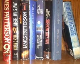 Lot of Eight James Pattersons Books