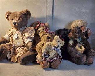 Lot of 6 Boyd's Bear - All w/ Name Tags