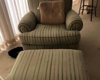 Occasional Chair w/ matching ottoman