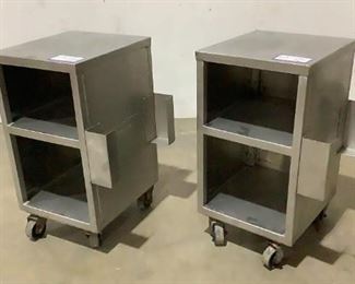 ROLLING STAINLESS STEEL CABINETS