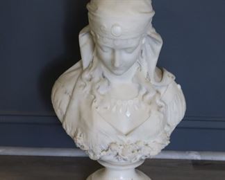 Antique And Finely Executed Marble Bust