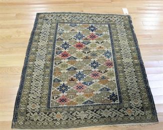 Antique And Finely Hand Woven Caucasian Chichi