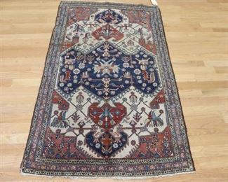 Antique And Finely Hand Woven Heriz Rug