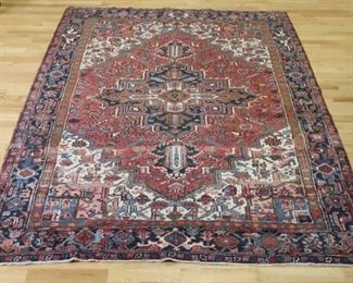 Antique And Finely Hand Woven Heriz carpet