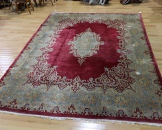 Antique And Finely Hand Woven Kerman Carpet