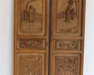 Antique Carved Chinese Style Doors