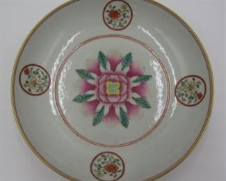 Antique Chinese Enamel Decorated Porcelain Bowl