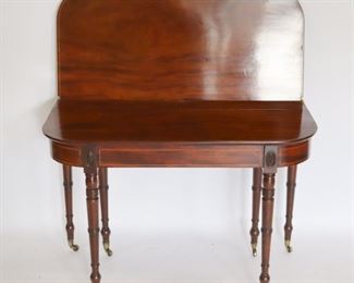 Antique Mahogany Flip Top Game Table