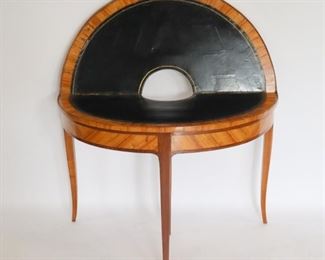 Century French Kingswood Leathertop Wine Table