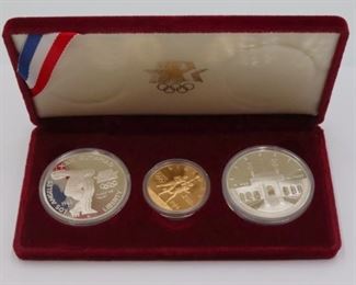 COINS Olympics Gold Silver Proof Set
