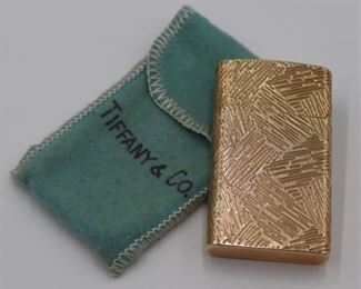 GOLD Tiffany Co kt Gold Lighter