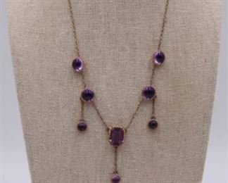 JEWELRY Antique kt kt Gold and Amethyst