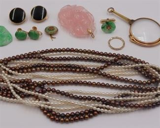 JEWELRY Assorted Jewelry Grouping Inc Jade