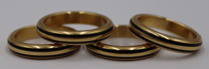 JEWELRY Georg Jensen kt Gold and Enamel