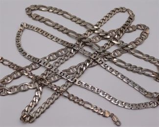 JEWELRY Mens Sterling Chain Grouping