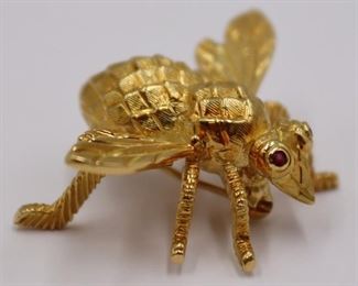 JEWELRY Tiffany Co kt Gold Bee Brooch