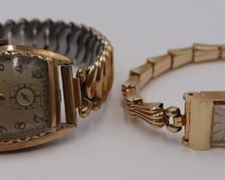 JEWELRY Watch Grouping Inc Bulova and Wittnauer