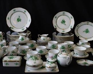 Large Grouping Of Chinese Bouquet Herend Porcelain