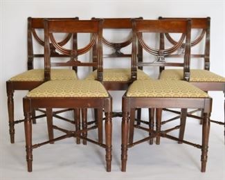 Mahogany Regency Chairs