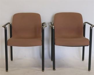 Midcentury Pair Of Herman Miller Arm Chairs