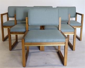 Milo Baughman For Lane Set Of Chairs