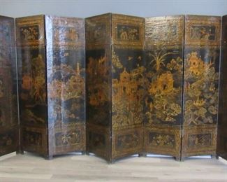 Regency Panel Lacquered Chinoiserie