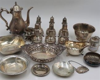 STERLING Assorted Silver Hollow Ware