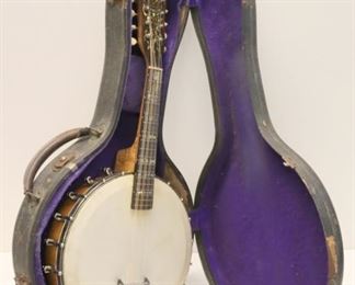 Vintage Orpheum Mandolin Hard Case