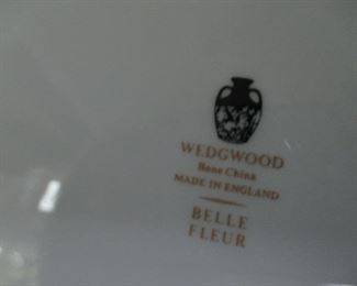 Wedgewood England Bone China Service "Belle Fleur"
