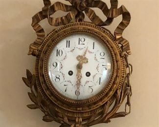 antique French wall clock