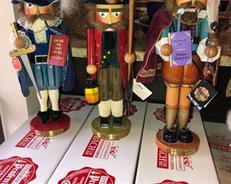 Steinbach Nutcrackers - most are signed