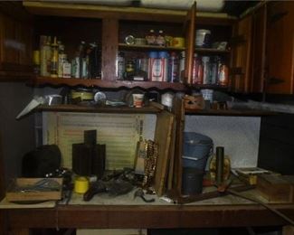 Contents Of Cabinet and Wall