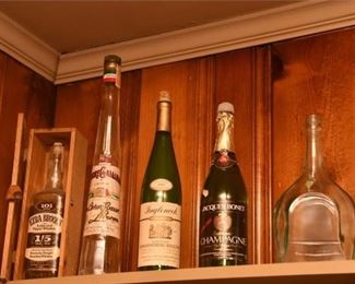 Group Lot Of Alcohol Bottles