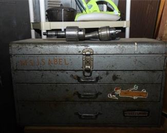 Vintage Tool Chest With Contents