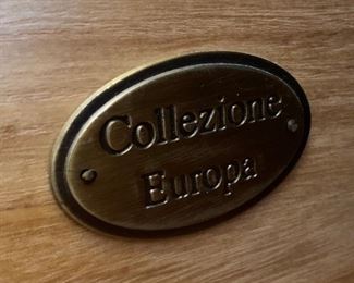 Collezione Europa Faux Marble Top Nightstand Single	32x32.5x20.5in	HxWxD