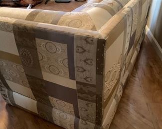 10ft Contemporary Fabric Sectional Sofa	30in H x 34in D x  121in long