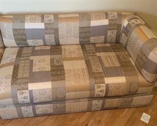 10ft Contemporary Fabric Sectional Sofa	30in H x 34in D x  121in long