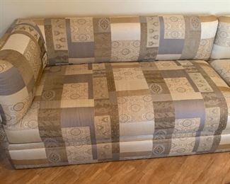 10ft Contemporary Fabric Sectional Sofa	30in H x 34in D x  121in long