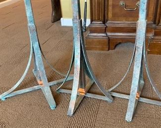 3pc Graduated Candle Stands	67in H55inH  43in H	