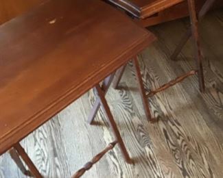 Two TV tables $25.00 each